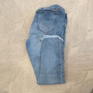 Light Blue Women's Maternity Jeans